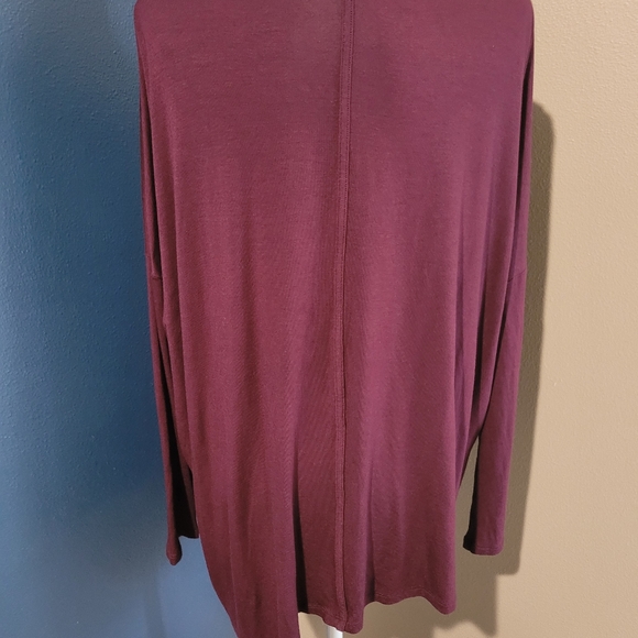 Athleta Burgundy Small Oversize Tunic Top - Picture 8 of 8